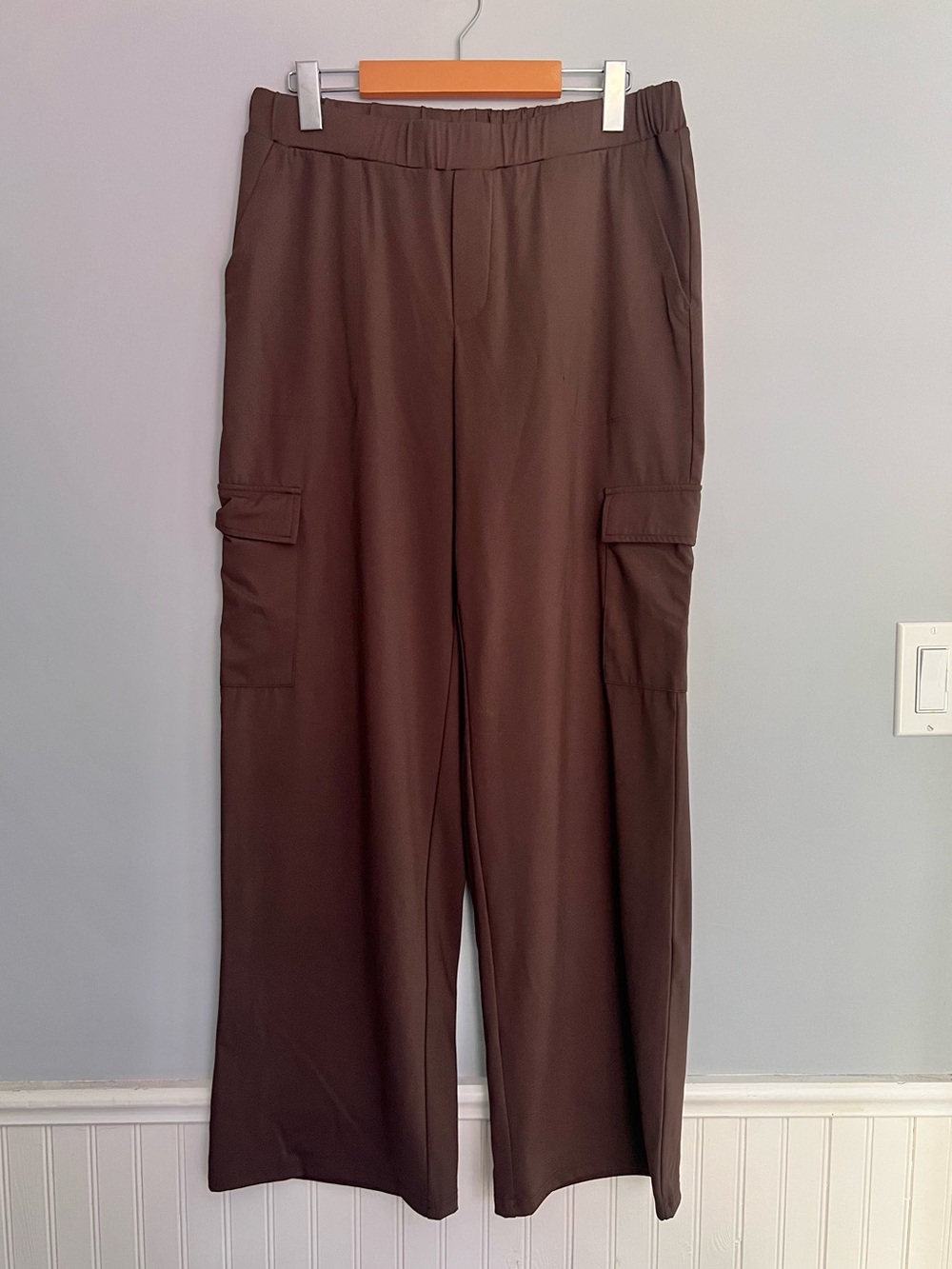 Zyia Active Bark Pressidio Peak Cargo Wide Leg Pants Size Medium - Picture 3 of 10